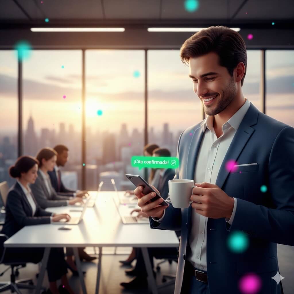 4 cliente contento agente ia citas